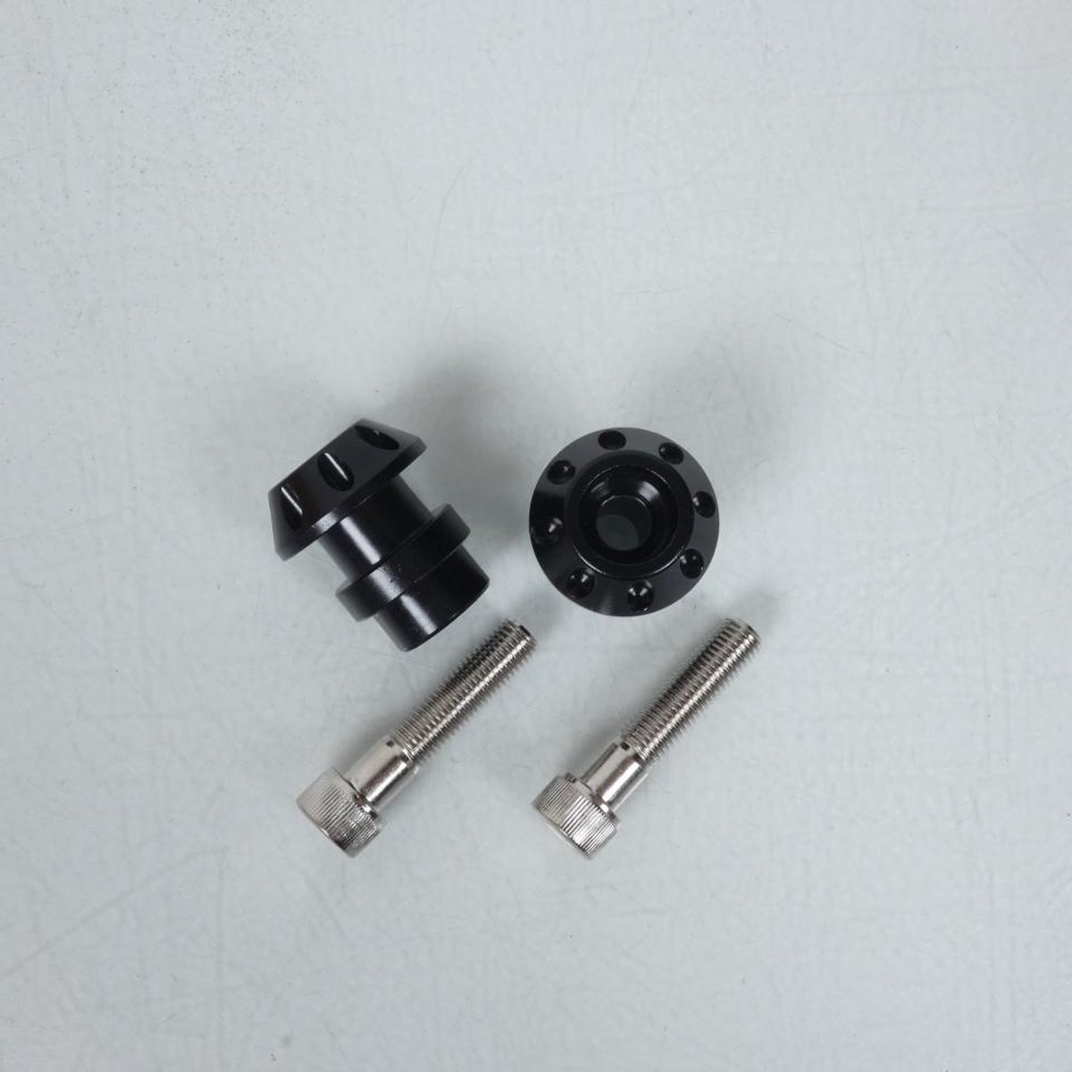 Paire de diabolo M10mm Noir AVOC pour Moto KAWASAKI Neuf
