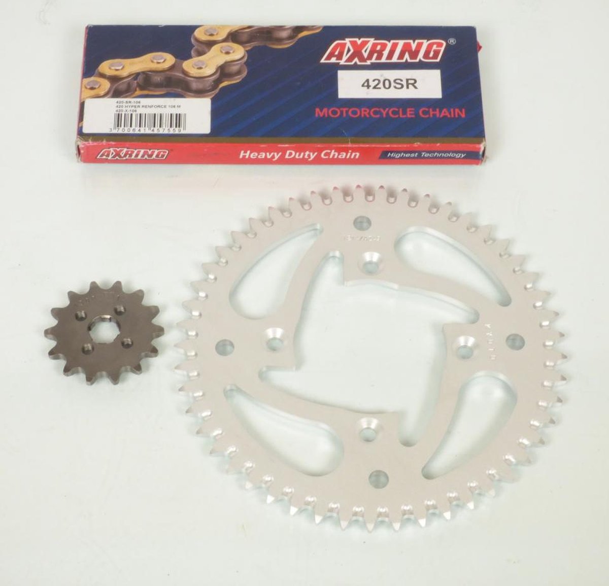 Kit chaîne Regina pour Moto Honda 60 Cr R 1983 à 1986 14x49 Pas 420 Neuf