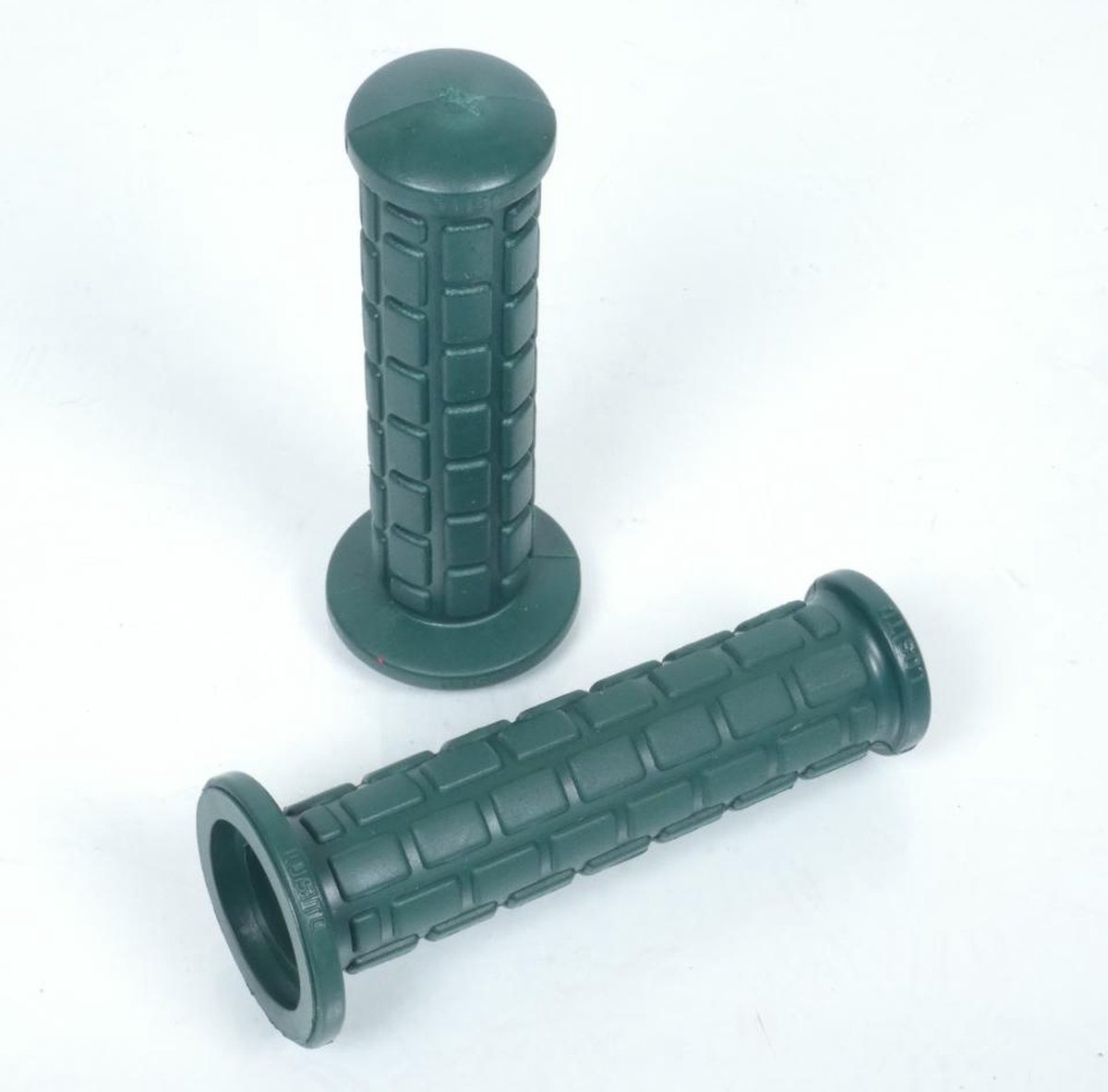 Poignée vert foncé kaki Lusito type Off Road Vintage pour moto cyclo 125mm