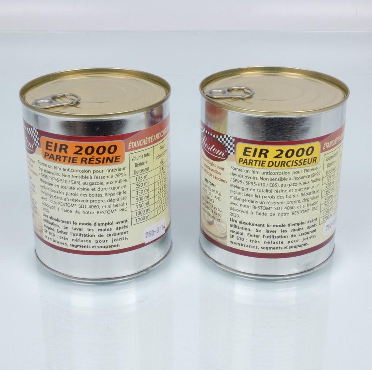 restom eir 2000 anticorrosiehars voor brandstoftanks van 40 tot 70 l voor motorfietsen