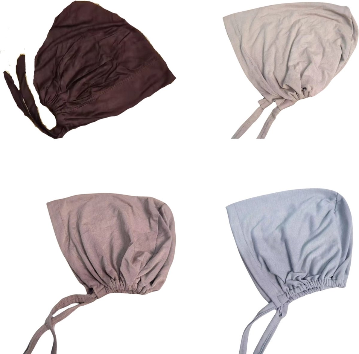 Ibramani – Multicolor Pack - Rafia Inner Hijab Basic – Muts – Hoofddeksel - Hoofddoek - Tulband – Haarband – Tulband Cap – Head wrap - Damesmutsen – Hoofdwear - Ramadan - Ied ul Fitr - Suikerfeest