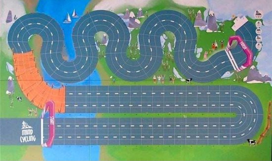 Asmodee bordspel Mind Cycling - strategie en wielrennen voor 2-6 spelers.