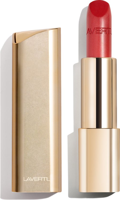 Lavertu Cosmetics - Lipstick Unique - 18 Red Sympathy - Longlasting - Een stralende, intense lipstick - Verkrijgbaar in 10 schitterende kleuren