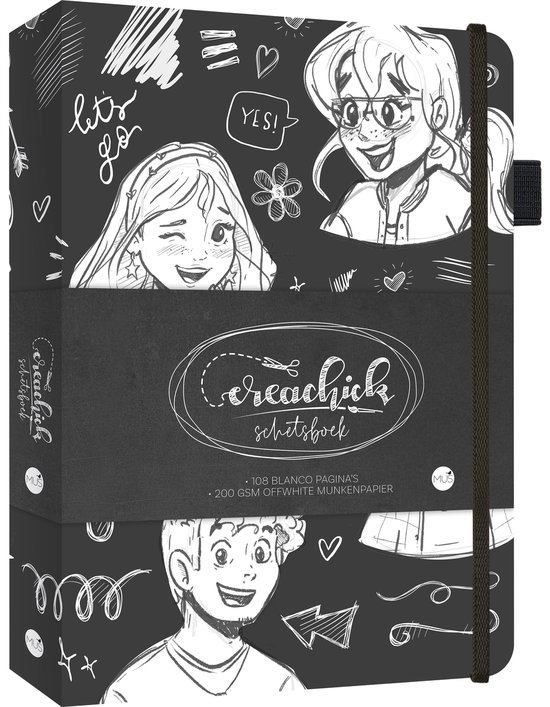 CreaChick schetsboek - cover