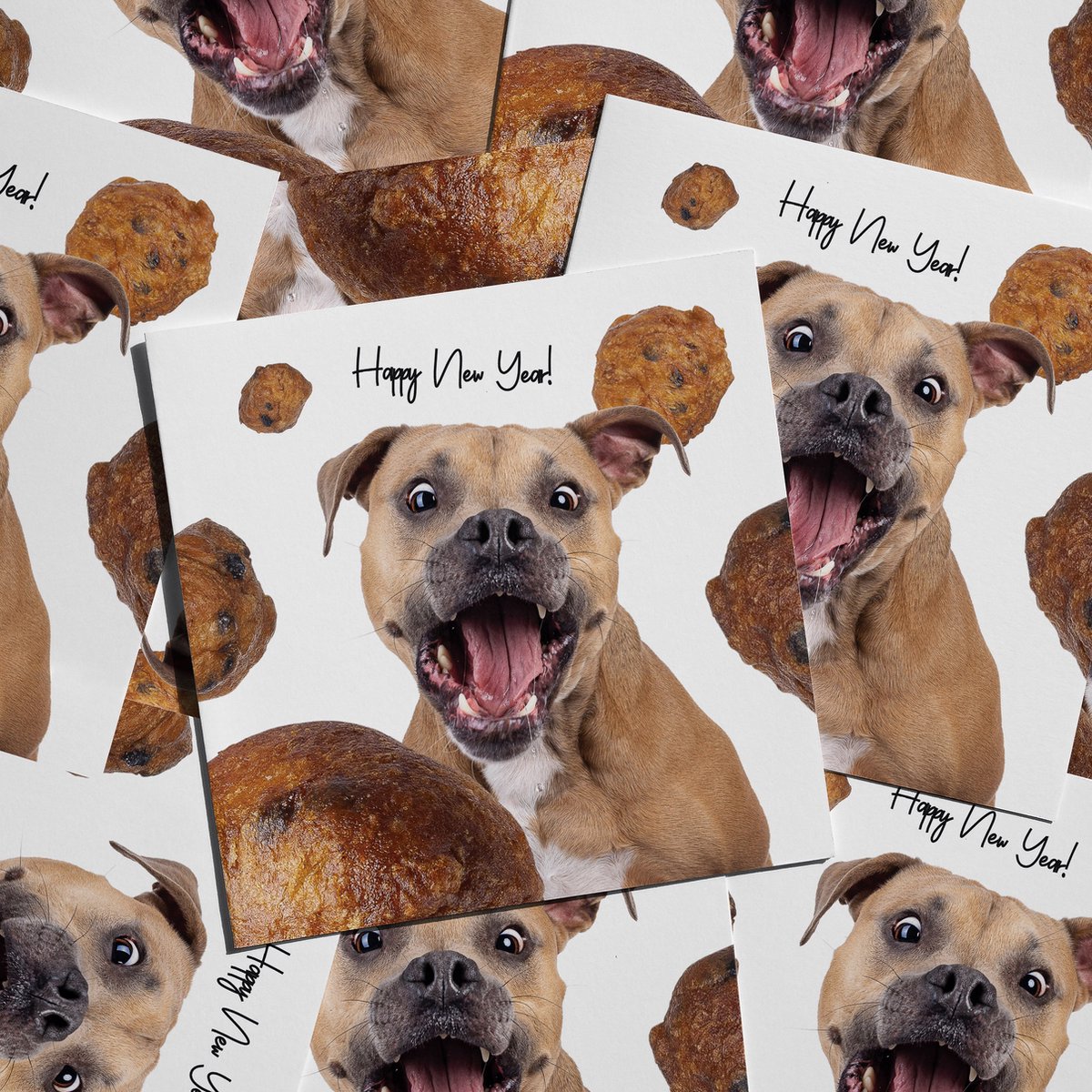 Cat'chy Images CARDS - kaarten - kerstkaarten - hond - set10