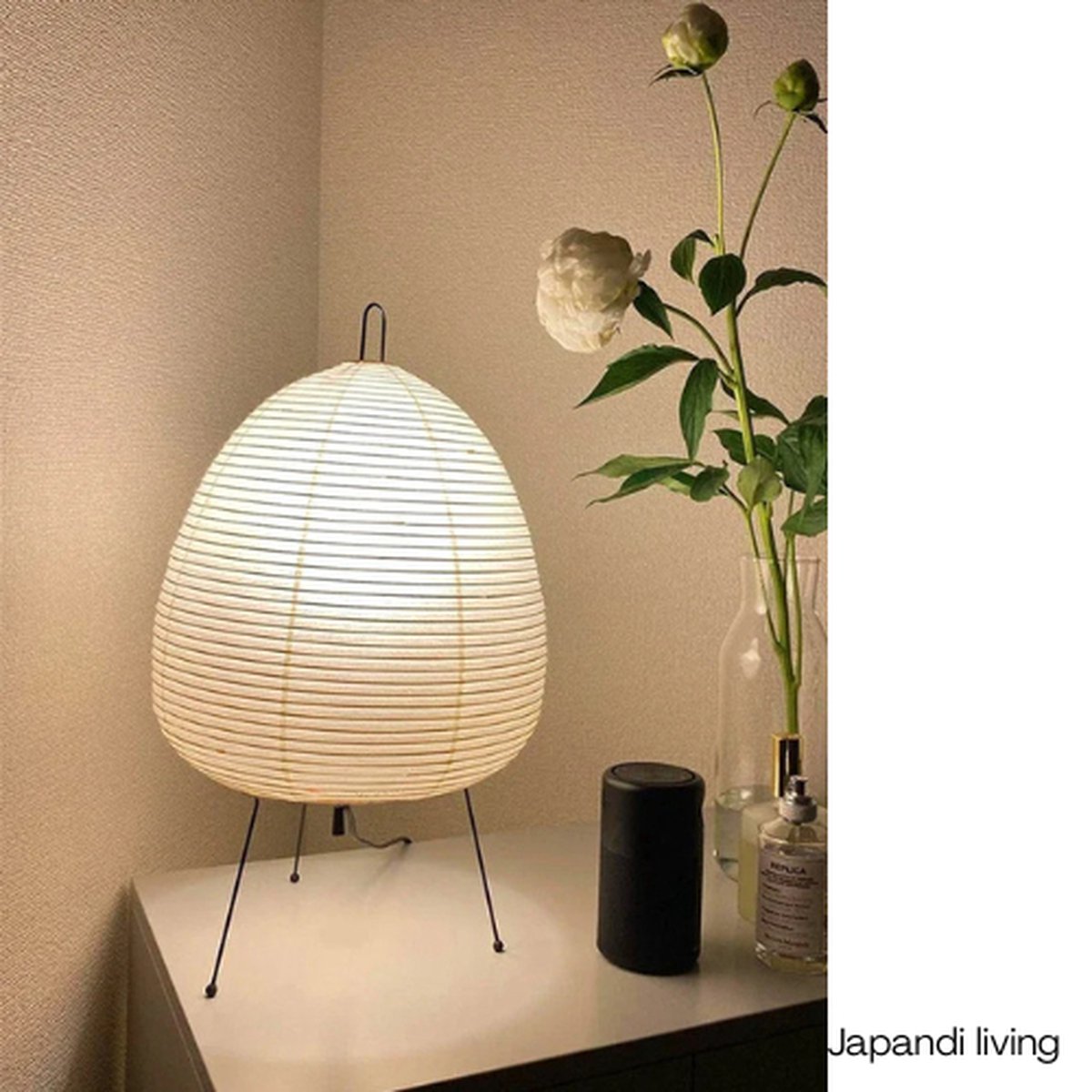Rijstpapier Lamp Retro Wabi-sabi Nachtlampje Gezellige Tafellamp
