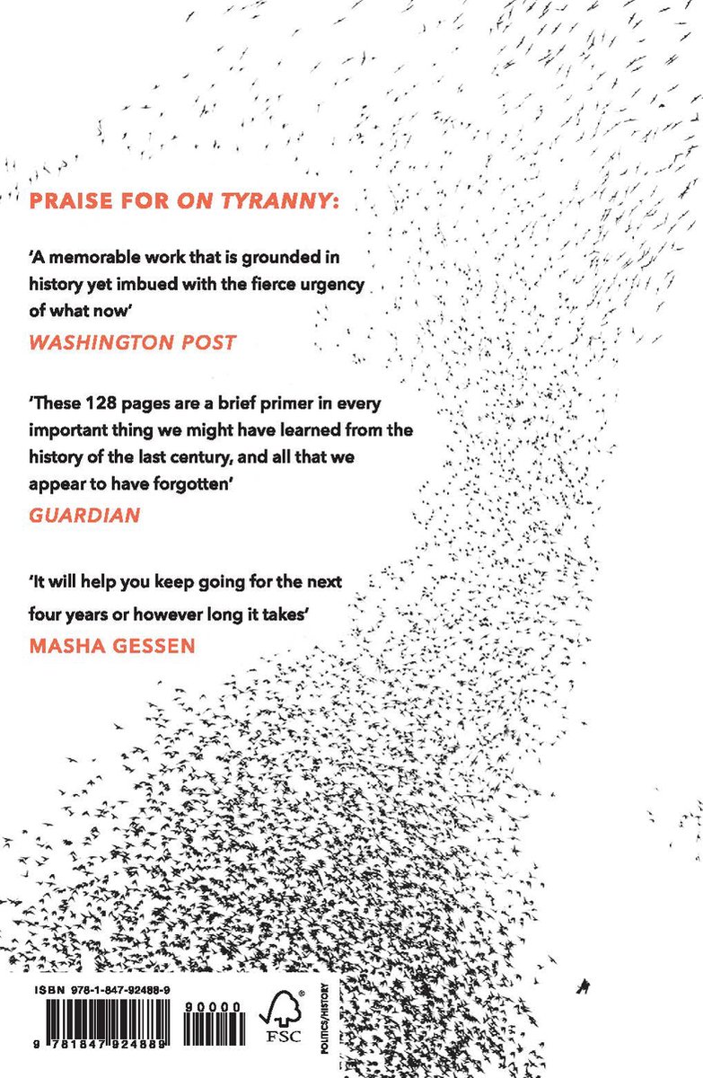 On Tyranny - back cover