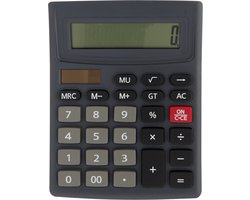 Office Essentials rekenmachine | Calculator | Bureau Rekenmachine Werkt naast op batterij, ook op zonne-energie