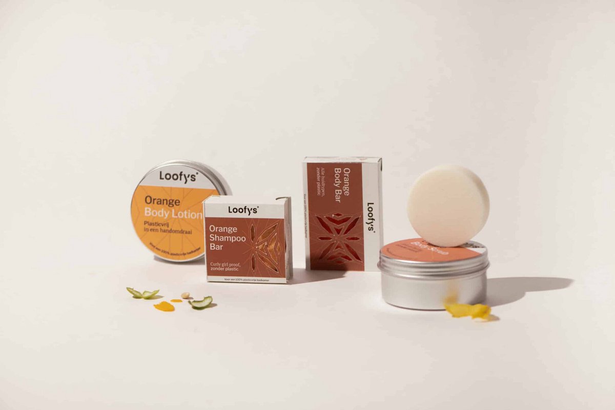 Goedkoopste Loofys® - GIFTSET Body-Bodylotion en BodyScrub en Bodyzeep-Orange- Geschenkset Vrouwen | 100 plasticvrij | Duurzaam Cadeau voor Vrouwen | Geschenkdoos | Cadeau voor Haar | Loofys