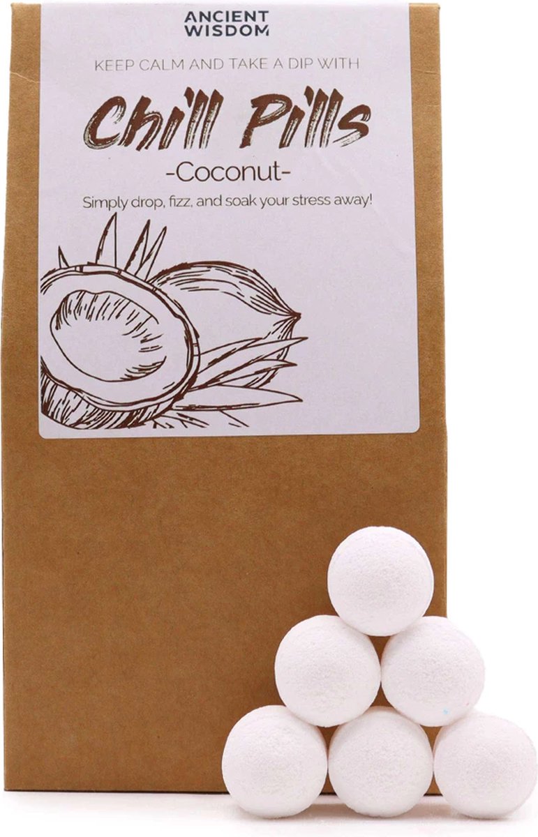 Goedkoopste Chill Pills Geschenkverpakking 350g - cocosnoot