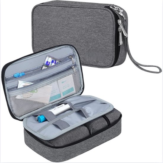 Geïsoleerde Reisorganizer Voor Diabetici – Zwart Insulin Cooler