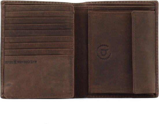 Bugatti Hunter Coin Wallet – Elegante Leder-Geldbörse Mit Münzfach & 13 Kartenfächern