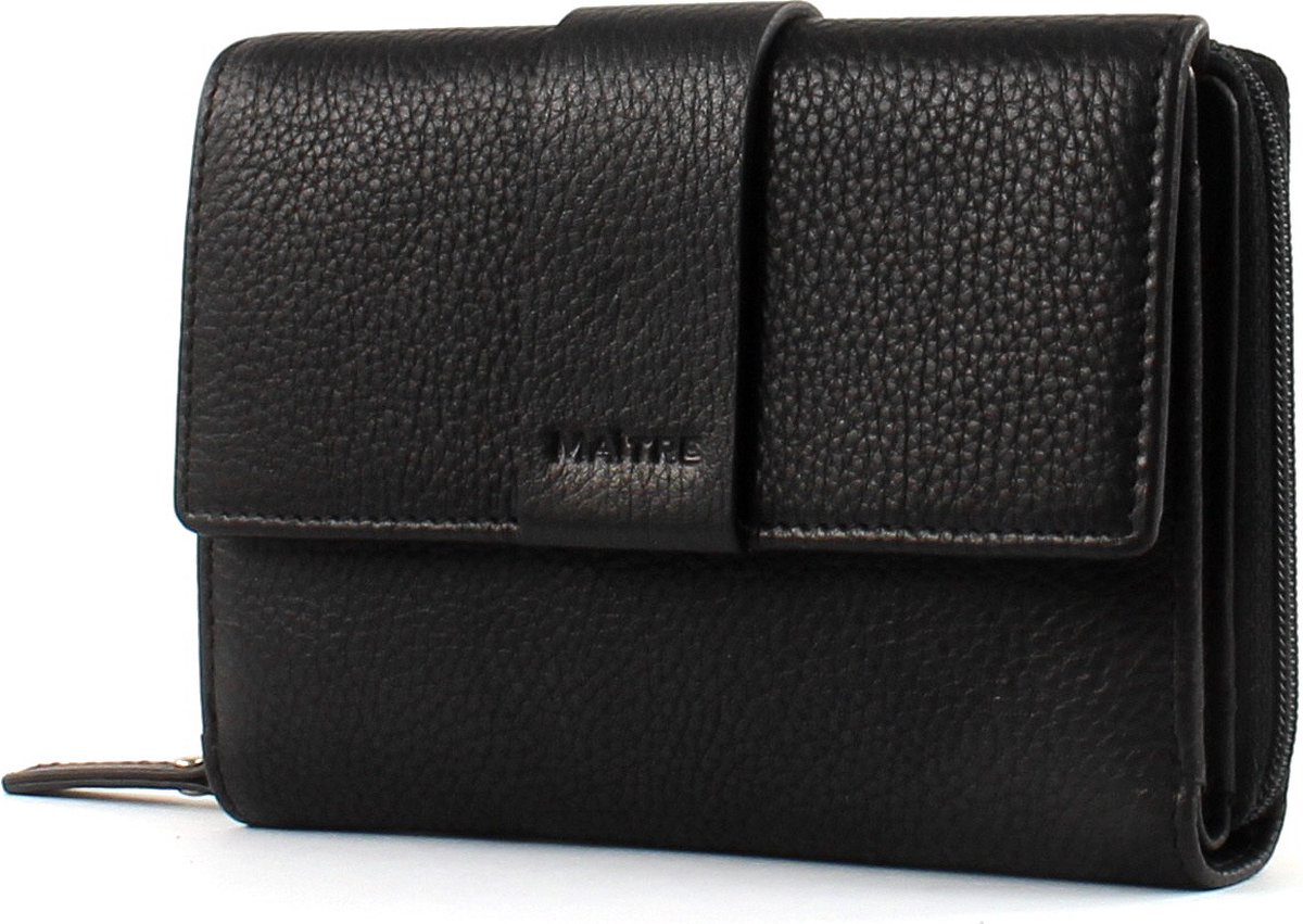 Maître Portemonnee Kirschroth Diethilde Purse MH12FZ Black Zwart