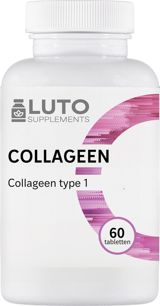 Goedkoopste Collageen plus - Collageen type 1 - 60 tabletten - 500mg - Luto Supplements