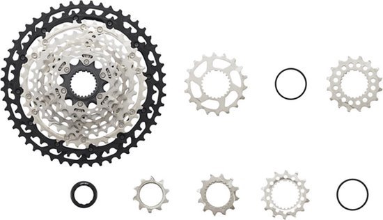 Cassette 12 speed Shimano Deore XT CS-M8100 10-51T van Shimano — afbeelding 3