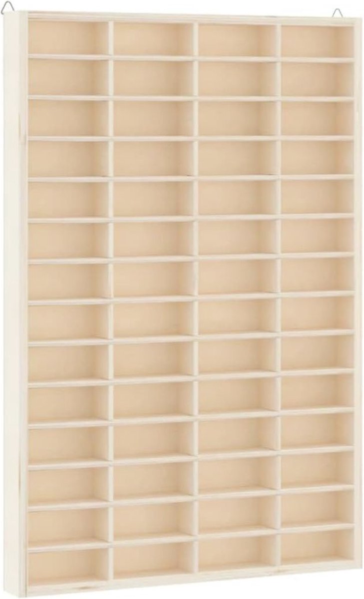 DD® Vitrinekast Hangend - Glazen Vitrinekast - Wandvitrine - 40x5x60cm - Bruin