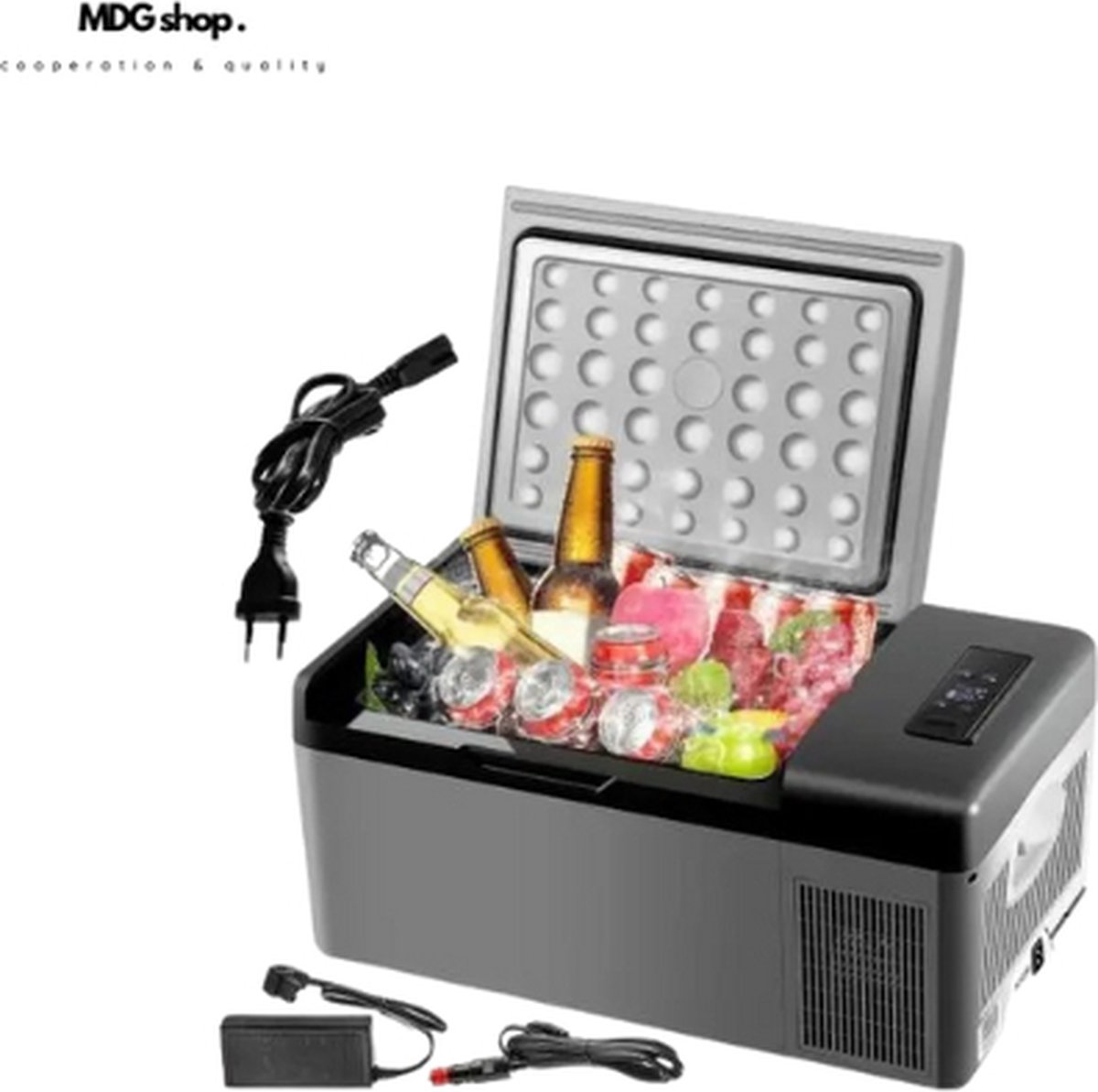 Koelbox - Elektrische koelbox - Auto koelbox - Auto koelbox electrisch - 15L/12V