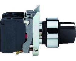 Schneider Electric XB4BD33 Harmony XB4BD33 Keuzetoets Draaischakelaar Zwart 3 x +/- 45 ° Draai-ontgrendeling 1 stuk(s)
