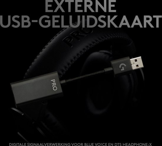 Logitech G PRO X - Bedrade Gaming Headset - Multiplatform - Zwart