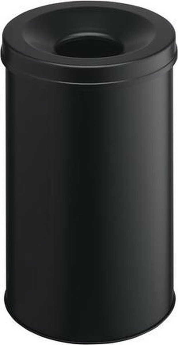 Goedkoopste Durable Safe vuilnisbak - 60 liter - Zwart - Brandveilig