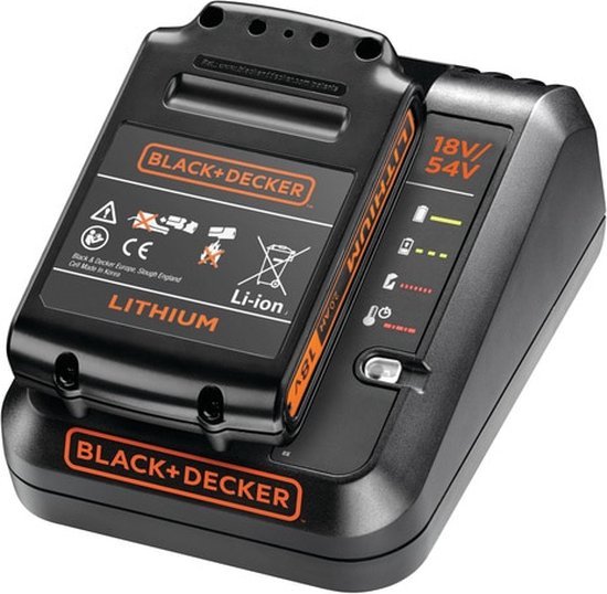Kit de démarrage BLACK+DECKER : batterie 18V 2,0 Ah + chargeur 2A