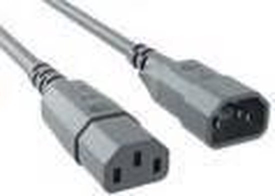 ACT Netsnoer C14 - C19 zwart 0,5 m ACT Netsnoer C14 - C19 zwart 0,5 m