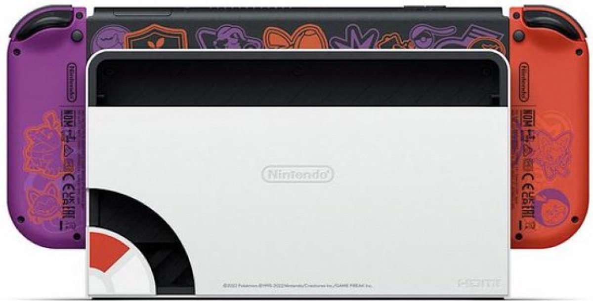 Nintendo Switch OLED Pokémon Scarlet & Violet Editie thumbnail 6