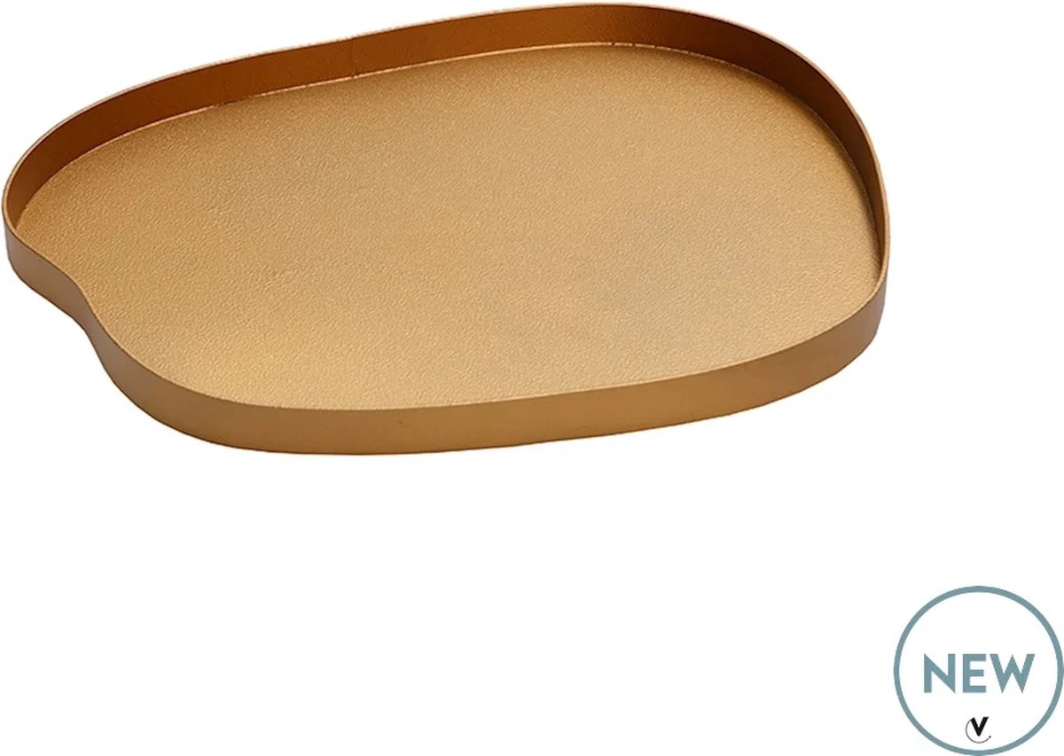 Dienblad Bariri |Small | Goud - Gold | L35 x B30 x H2 cm