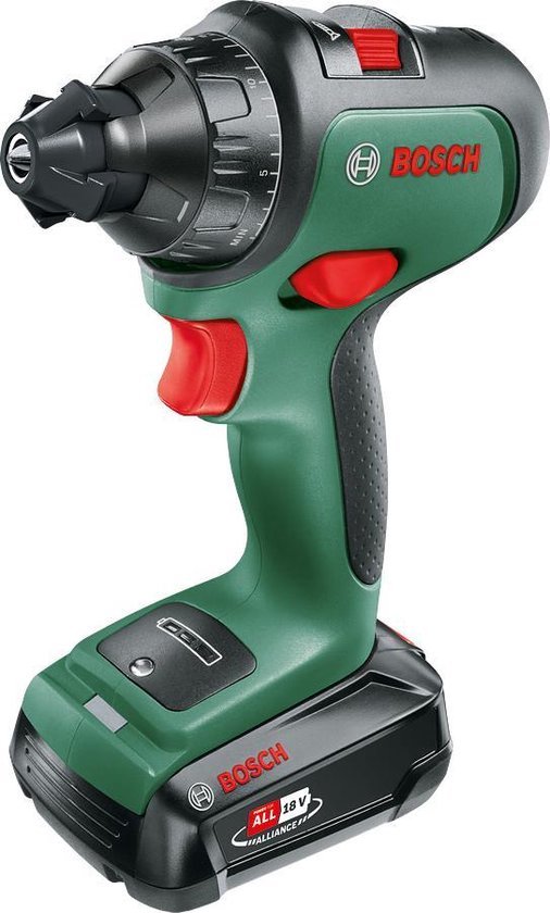 Perceuse sans fil Bosch AdvancedDrill 18 - Avec étui - Avec 2x batteries 18 V et chargeur