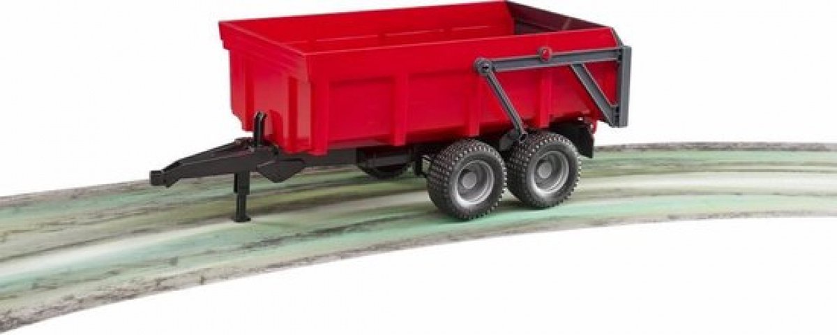 Bruder Kieptrailer Rood – kiepbare aanhanger met automatische klep thumbnail 4
