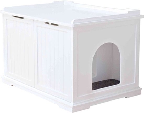 Trixie - Kattenhuis - XL - Wit - 75X51X53 cm