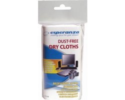 Esperanza Droge Microfiber Microvezel Schoonmaakdoekjes Reinigingsdoekjes Beeldscherm Lens Bril Doekjes| 24 Stuks | Dust-Free | Antistatisch