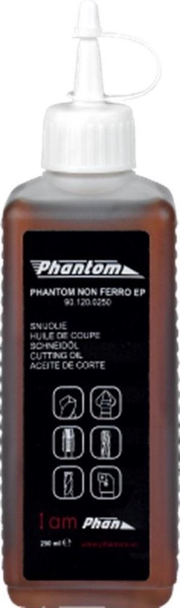 Phantom non-ferro snijolie extreme pressure‚ chloor- en silicoonvrij‚ op mineraaloliebasis - 250 ml