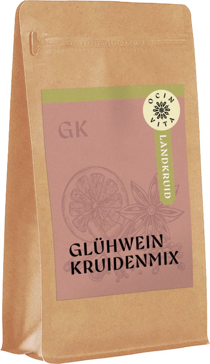 Goedkoopste Glühwein Kruidenmengsel – 100g – Natuurlijke Specerijenmix voor Warme of Koude Dranken – 100 Natuurlijke Kruiden zonder Toevoegingen – Ocin Vita