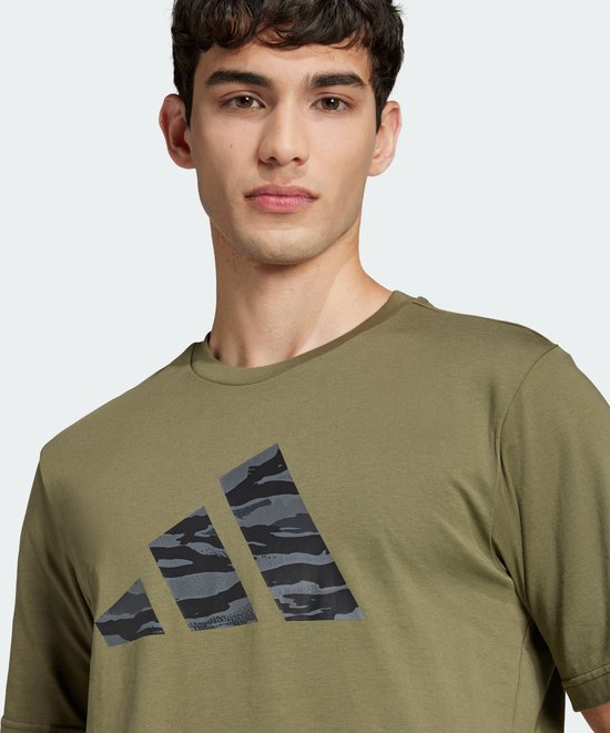 adidas Sportswear T-shirt graphique camouflage Codes - Hommes - Vert - M