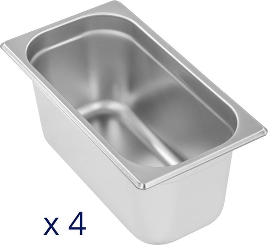 Bain Marie - 600 W - 4 GN 1/4 - Aftapkraan - Royal Catering — afbeelding 2