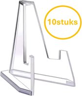 10 stuks kaart houder - geschikt voor toploaders - munten houder - transparant - kaarthouder - 54mm hoogte
