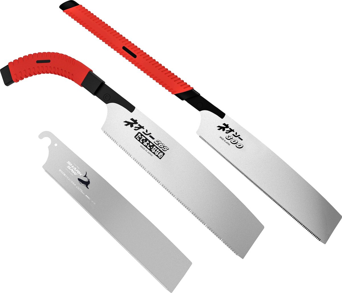 FAMEX 5550 Japanse zaagset - Kataba - bladlengte 225 / 265 / 300 mm - hoogwaardige handgreep
