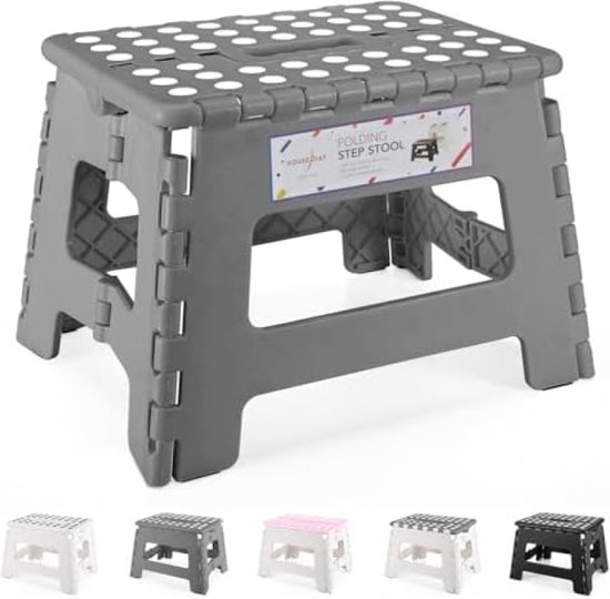 Chairlin opstapkruk voor kinderen, tweetraps opstapkruk, potje, antislip ( grijs