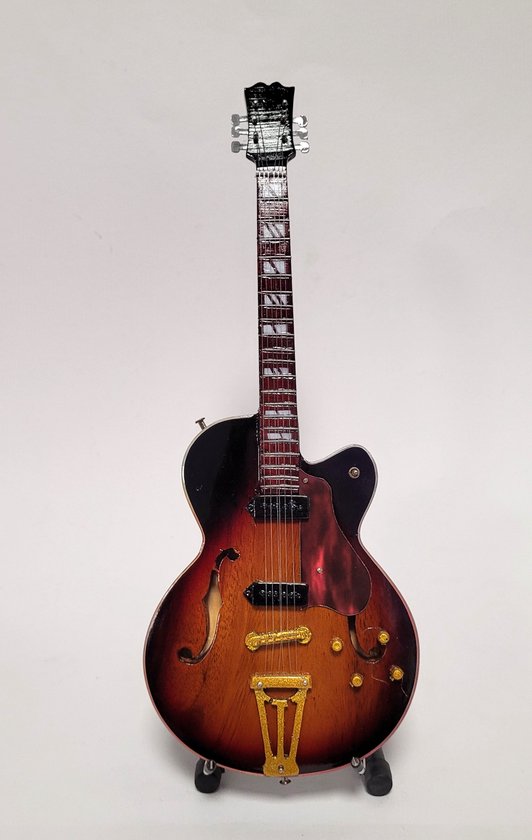 Mini gitaar Elvis Presley 25cm Miniature- Guitar-Mini -Guitar- Collectables-decoratie -gitaar-Gift--Kado- miniatuur- instrument-Cadeau-verjaardag