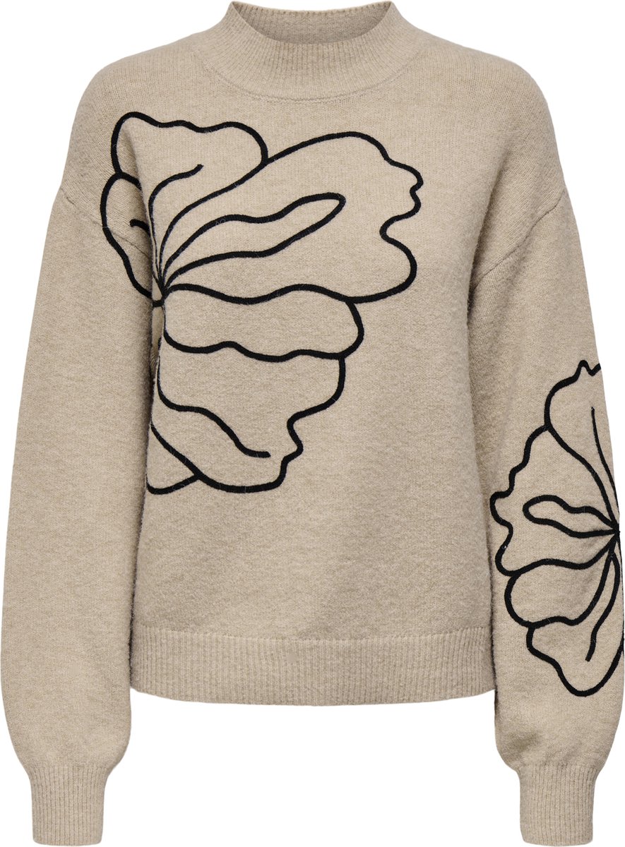 JDY - JDYJELLA L/S FLOWER PULLOVER KNT NOOS Dames Vest