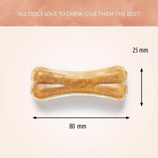 Honden bot 8CM 1 stuk - Hondensnack - Hondenkoek - Kauw snack