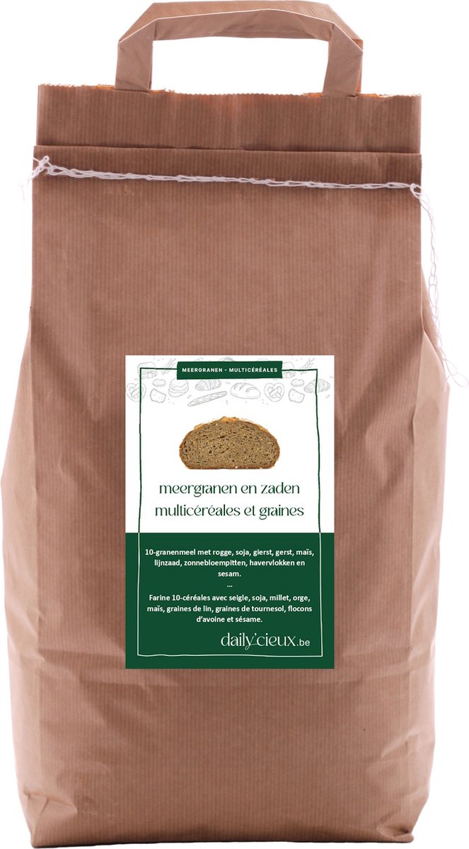 Meergranen en zaden 5kg Dailycieux - brood bakken - bakingrediënten - meergranenmeel