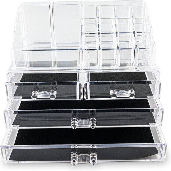Make up organizer acryl 3 lades - 7436922534539