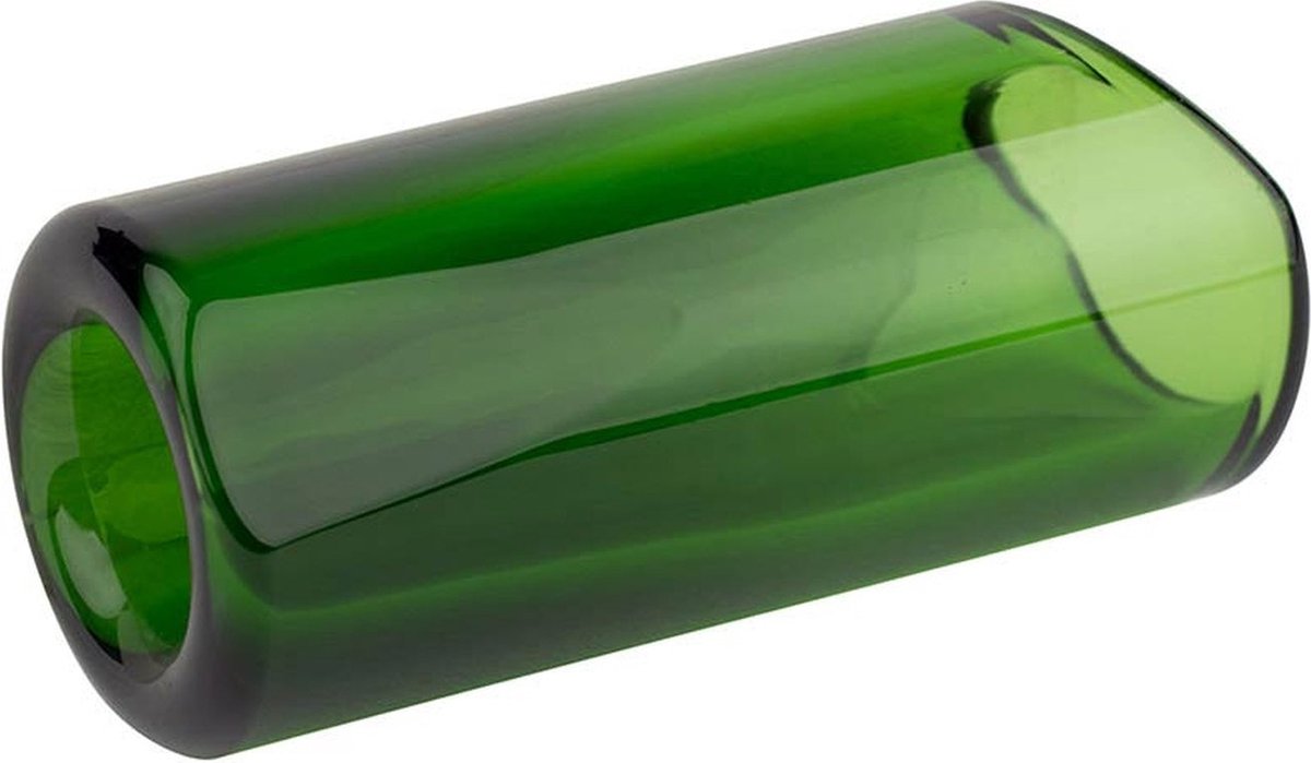 The Rock Slide GRS-MC/GN gevormde glazen slide maat M (binnen 19 - lengte 60,0mm) - groene editie