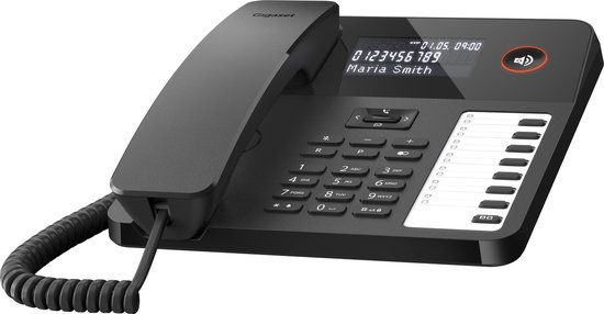 Foto: Swissvoice xtra1110bnl wit grote toetsen senioren telefoon vaste lijn met foto toetsen en senioren instellingen