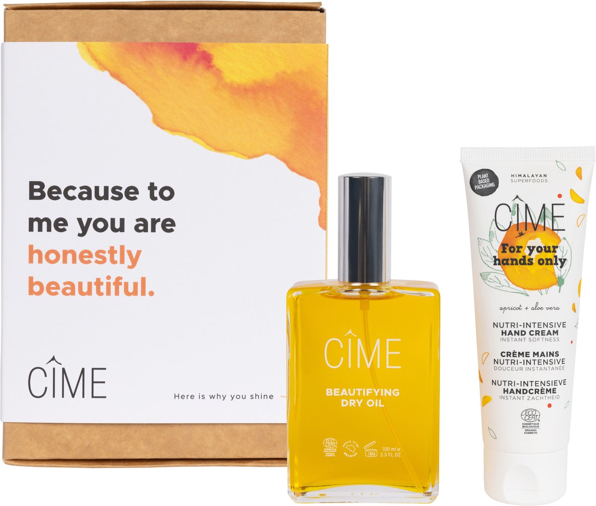 Goedkoopste Cîme - Giftbox Magic Care Set - multifunctionele droge olie Nutri-intensieve handcrème samen in een geschenkbox - inclusief kleine verrassing