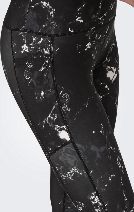 ONLY PLAY ONPRYA-2-SPACE LIFE HW PCK TIGHTS NOOS Dames Legging - Black W. Pumice Stone van Merkloos — afbeelding 3