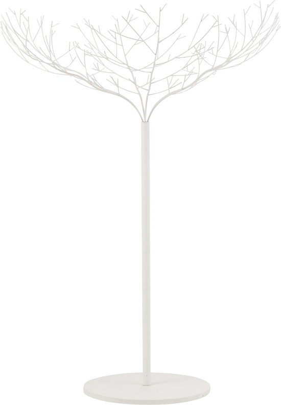 J-Line décoration Arbre - métal - blanc - medium