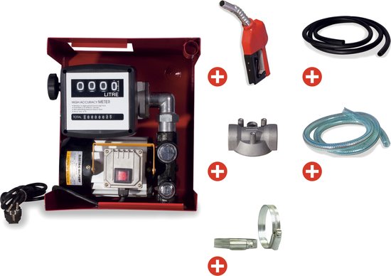 Diesel transferpomp 230V met automatisch pistool MW Tools POT22060A — afbeelding 4